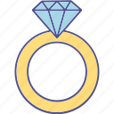 diamond rings, gem rings, jewel rings, rings, wedding rings icon