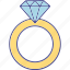 diamond rings, gem rings, jewel rings, rings, wedding rings icon 