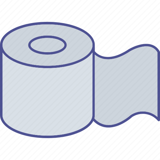 Bathroom tissue roll, coucou, paper towel, tissue cleaning paper, tissue paper icon icon - Download on Iconfinder