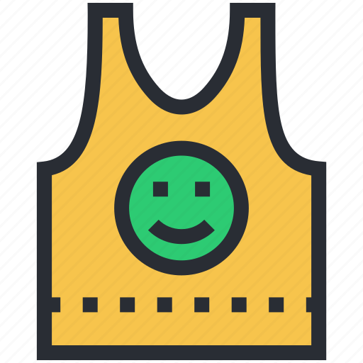 Cami top, clothes, sleeveless shirt, vest, vest top icon - Download on Iconfinder