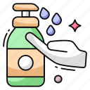 hand wash, hand sanitizer, liquid soap, hygiene, cleaning tool