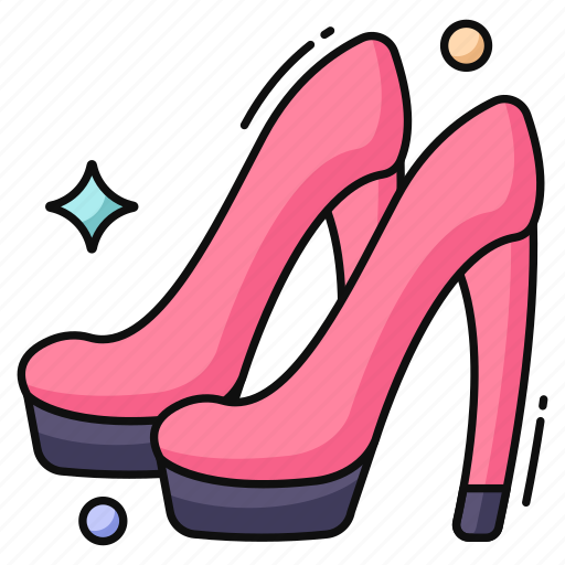 Heels, shoes, footwear, footpiece, footgear icon - Download on Iconfinder