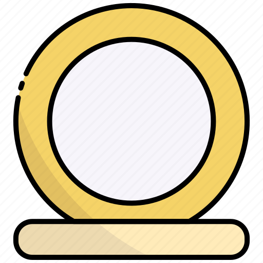 Hand mirror, mirror, beauty mirror, reflection, reflector, cosmetics, beauty icon - Download on Iconfinder
