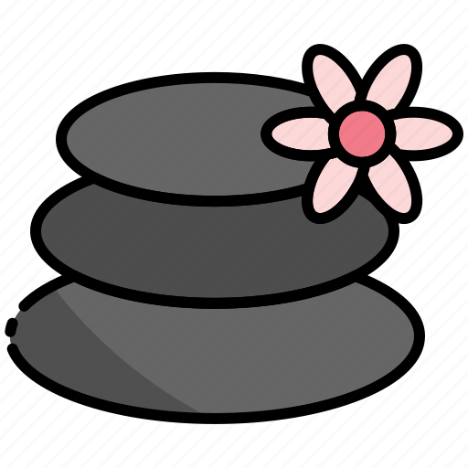Spa, spa stone, stone, hot stone, beauty, treatment icon - Download on Iconfinder