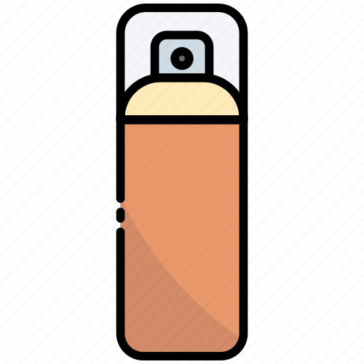Hair spray, spray-bottle, spray, hair styling, cosmetic, aerosol, care icon - Download on Iconfinder
