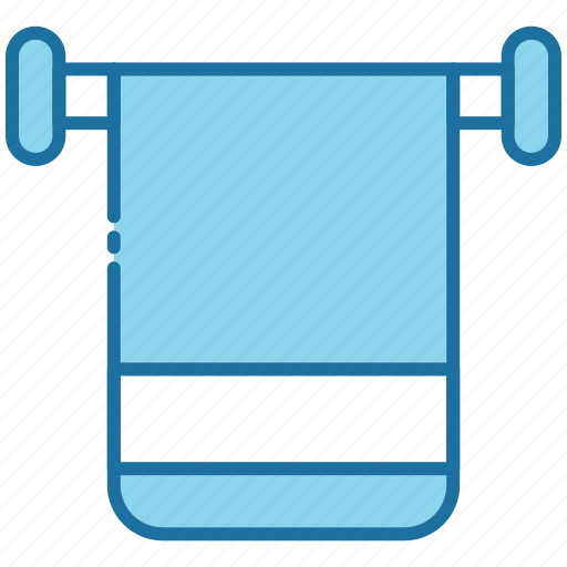 Towel, bathroom, hanger, bath, clean, spa, beauty icon - Download on Iconfinder