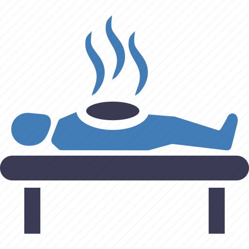 Hot stone, hot stone massage, spa, relax, people, man, massage icon - Download on Iconfinder