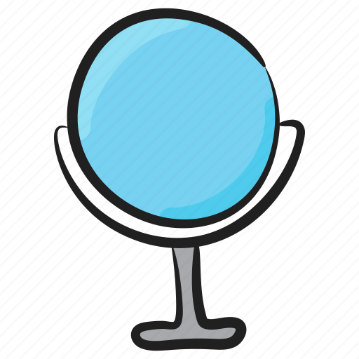 Beauty, hand mirror, looking glass, mirror, vanity mirror icon - Download on Iconfinder