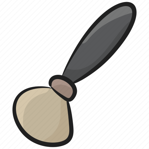 Blusher brush, brush, makeup accessory, makeup blusher, makeup brush icon - Download on Iconfinder