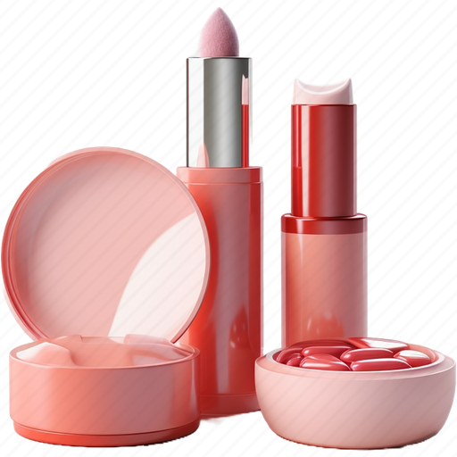Beauty, makeup, cosmetic, grooming 3D illustration - Download on Iconfinder