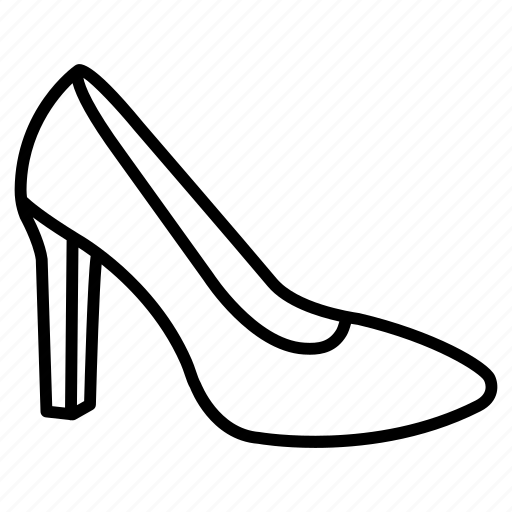 Heels, footwear, high, shoes, lady, stilettos, fashion icon - Download on Iconfinder