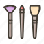 makeup brushes, cosmetic, makeup kit, beauty equipment, makeup 