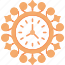 wall, clock, time, hours, decoration