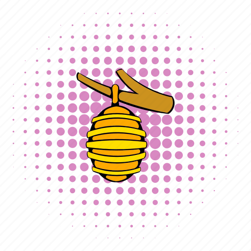 Bee, beehive, comics, hive, honey, insect, sweet icon - Download on Iconfinder