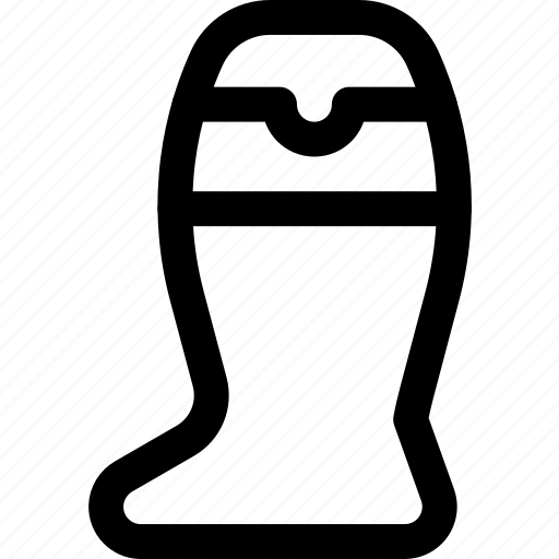 Boot, glass, beer, beer glass, alcohol, ale, lager icon - Download on Iconfinder