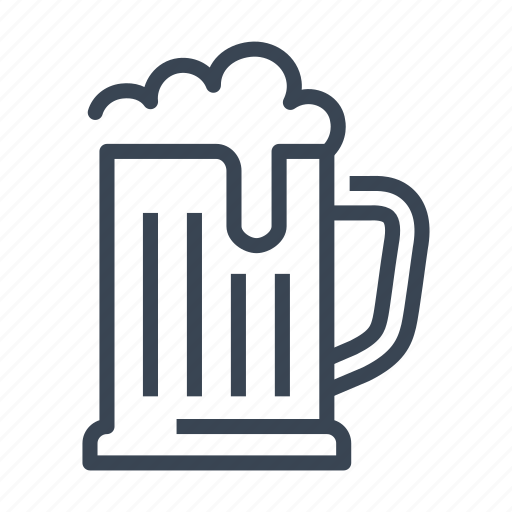Beer, glass, mug, tankard, drink, alcohol icon - Download on Iconfinder