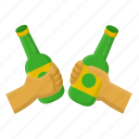 beer, bottle, cheers, drink
