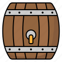 barrel, beer, oak, wine, alcohol, ferment