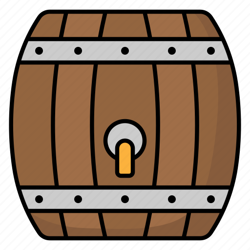 Barrel, beer, oak, wine, alcohol, ferment icon - Download on Iconfinder