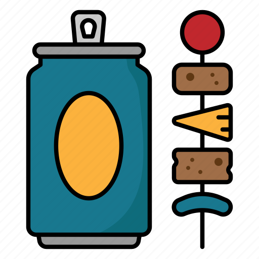 Beer, can, bbq, barbecue, food, drink icon - Download on Iconfinder