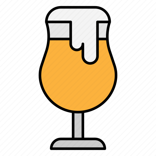 Beer, glass, draft, alcohol, drink, booze icon - Download on Iconfinder