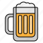 beer, glass, mug, alcohol, beverage, drink 