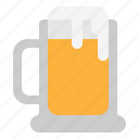 beer, glass, mug, foam, alcohol, beverage, drink