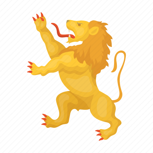 Abstract, animal, design, emblem, image, lion, sign icon - Download on Iconfinder