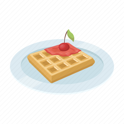 Belgian, cake, cherry, dessert, food, jam, national icon - Download on Iconfinder