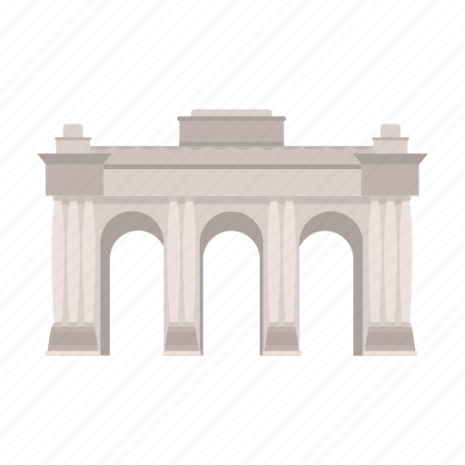 Arch, architecture, belgian, building, gate, interesting place, national icon - Download on Iconfinder