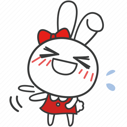 Bella, bunny, cartoon, character, laughing, rabbit icon - Download on Iconfinder
