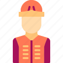 worker, constructor, hard, hat, safety, helmet