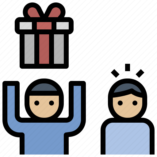 Best friend, birthday, gift, present, reward, surprise icon - Download on Iconfinder