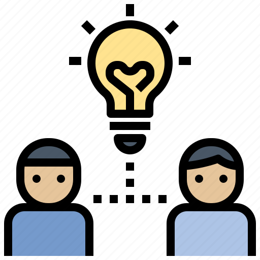 Brainstorm, creative, idea, innovation, partner, teamwork icon - Download on Iconfinder
