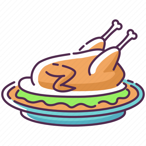 Roasted chicken, thanksgiving, cooking, meat icon - Download on Iconfinder