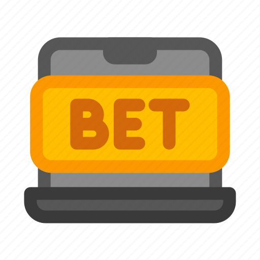 Online bet, computer, betting, laptop icon - Download on Iconfinder