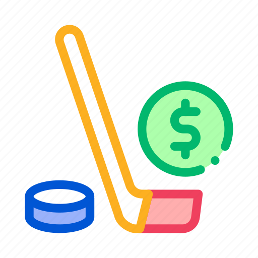 Betting, gambling, hockey, puck, stick icon - Download on Iconfinder