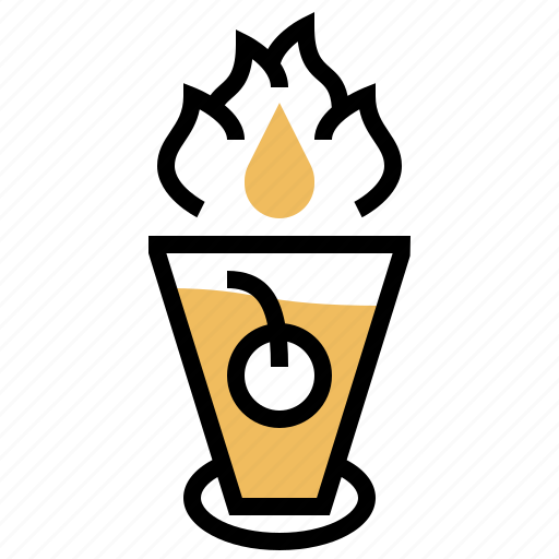 Alcohol, beverage, cocktail, drink, fire icon - Download on Iconfinder