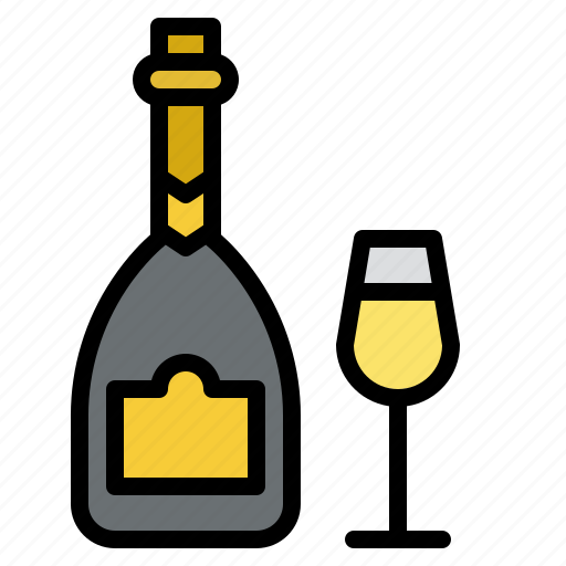 Beverage, champagne, drink, glass icon - Download on Iconfinder