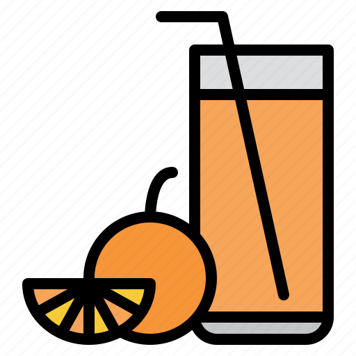 Beverage, drink, juice, orange icon - Download on Iconfinder