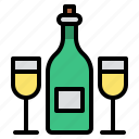 beverage, bottle, drink, glass, wine