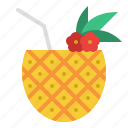 beverage, drink, juice, pineapple