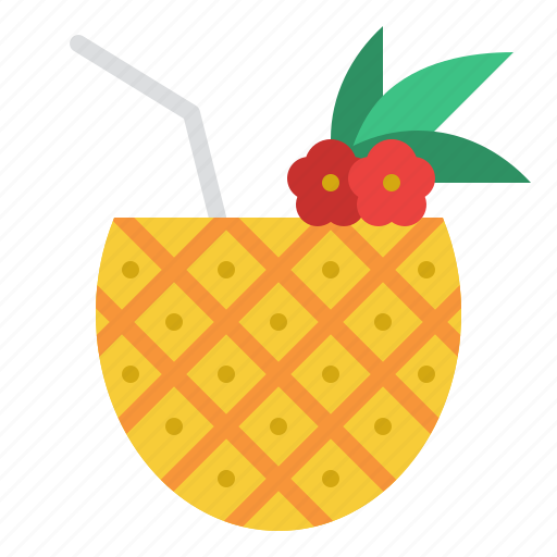 Beverage, drink, juice, pineapple icon - Download on Iconfinder