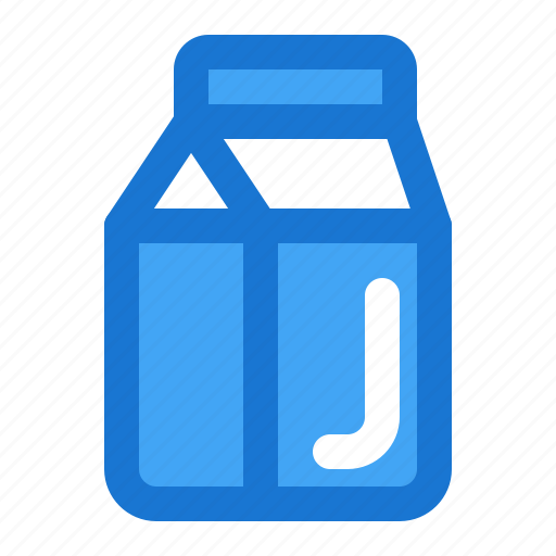 Drink, fresh, milk box, package, product icon - Download on Iconfinder
