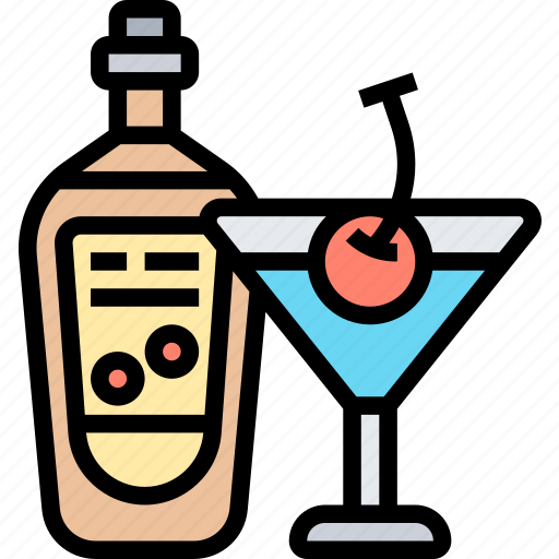 Alcoholic, drink, cocktail, bottle, beverage icon - Download on Iconfinder