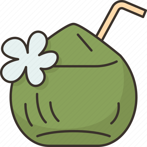 Coconut, juice, sweet, tropical, summer icon - Download on Iconfinder