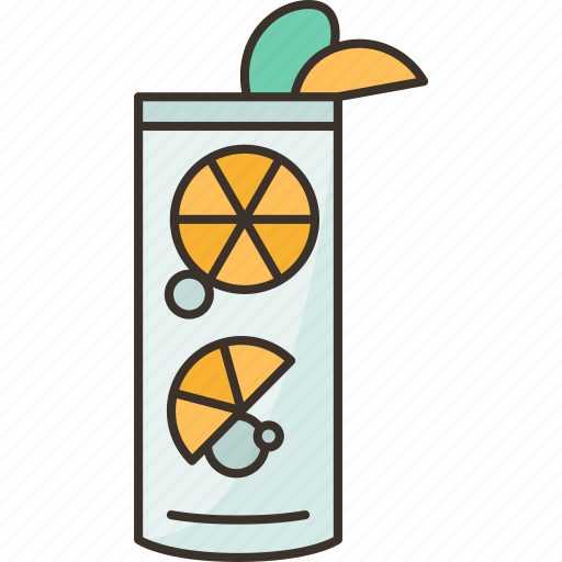 Gin, tonic, cocktail, glass, bar icon - Download on Iconfinder