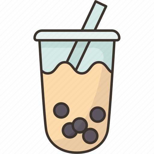 Milk, tea, bubble, sweet, drink icon - Download on Iconfinder