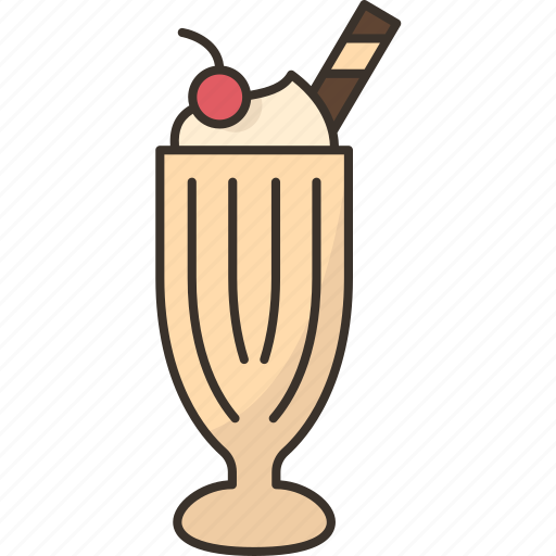 Milkshake, milk, dessert, creamy, beverage icon - Download on Iconfinder