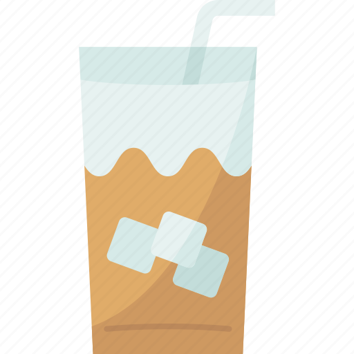 Ice, coffee, latte, beverage, refreshment icon - Download on Iconfinder